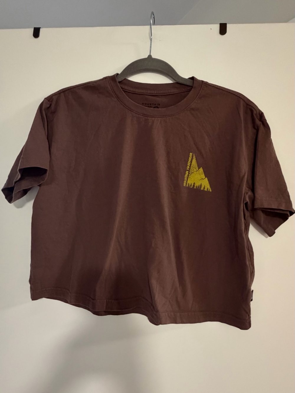 Mountain Hardwear Brown Cropped Tee